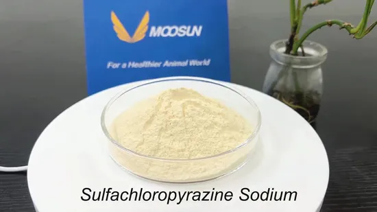 API veterinaria di alta qualità Sulfacloprazine Sodium CAS 102-65-8 con GMP