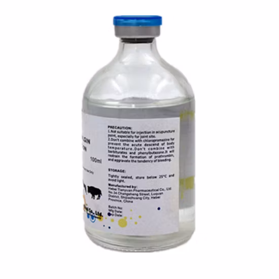 GMP Manufacturer 30% Analgin Injection for Veterinary
